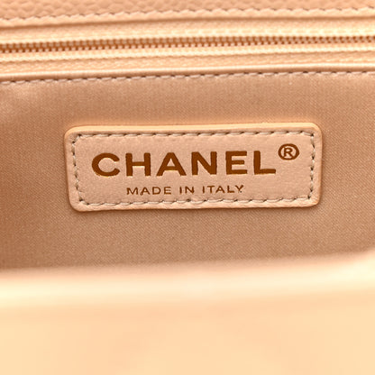 Chanel Caviar Quilted Grand Shopping Tote GST Beige 6 of 9