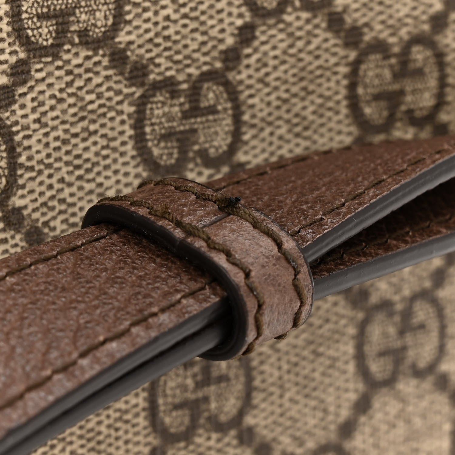 Gucci GG Supreme Monogram Web Medium Ophidia Shoulder Bag Beige New Acero 11 of 12