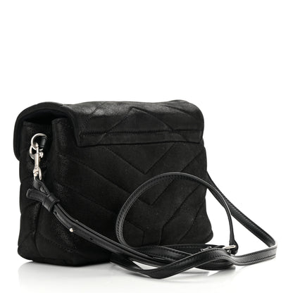 Saint Laurent Y Quilted Monogram Toy Loulou Chain Satchel Black 3 of 10