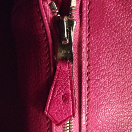 Ostrich Birkin 30 Fuchsia
