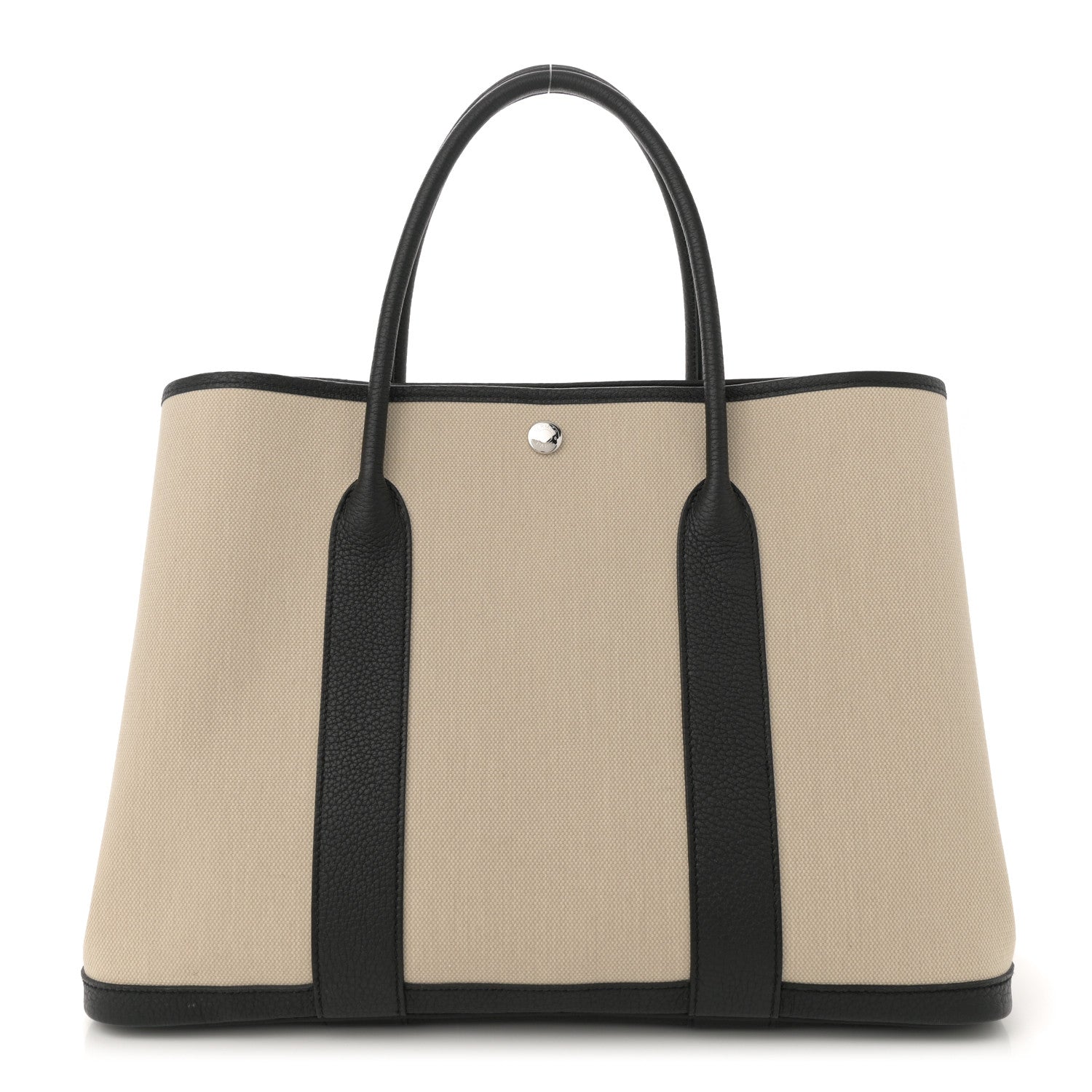 Hermes Twill D Negonda Garden Party 36 MM Tote Beton Black 1 of 11
