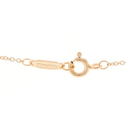 Tiffany 18K Rose Gold Mini Heart Key Pendant Necklace 4 of 6