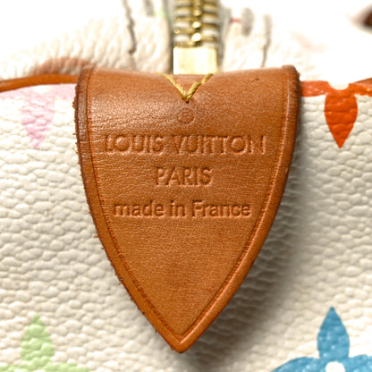 Louis Vuitton Monogram Multicolor Speedy 30 White 7 of 9