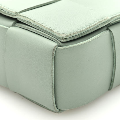 Bottega Veneta Lambskin Maxi Intreccio Candy Cassette Crossbody Bag Sage 8 of 8