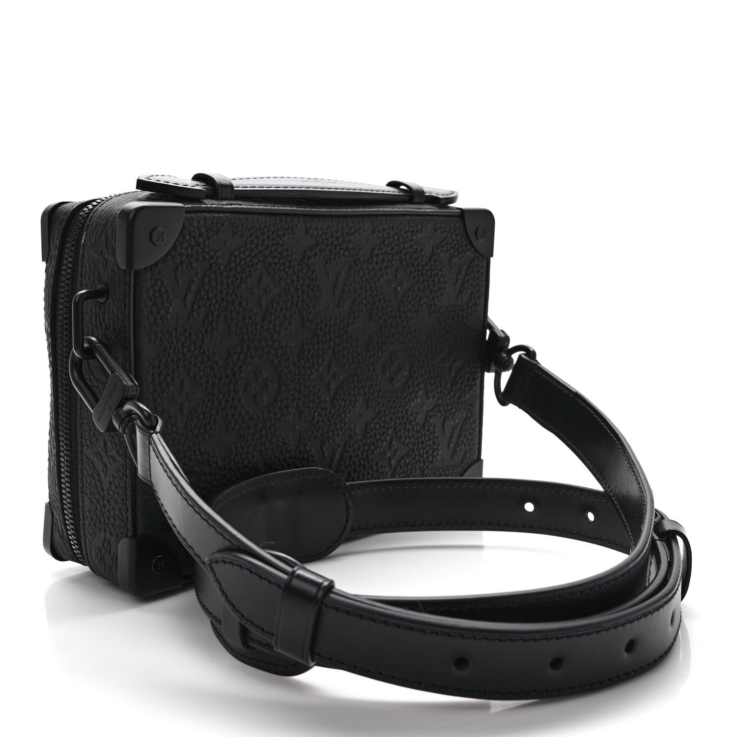 Louis Vuitton Taurillon Monogram Soft Trunk Black 3 of 8