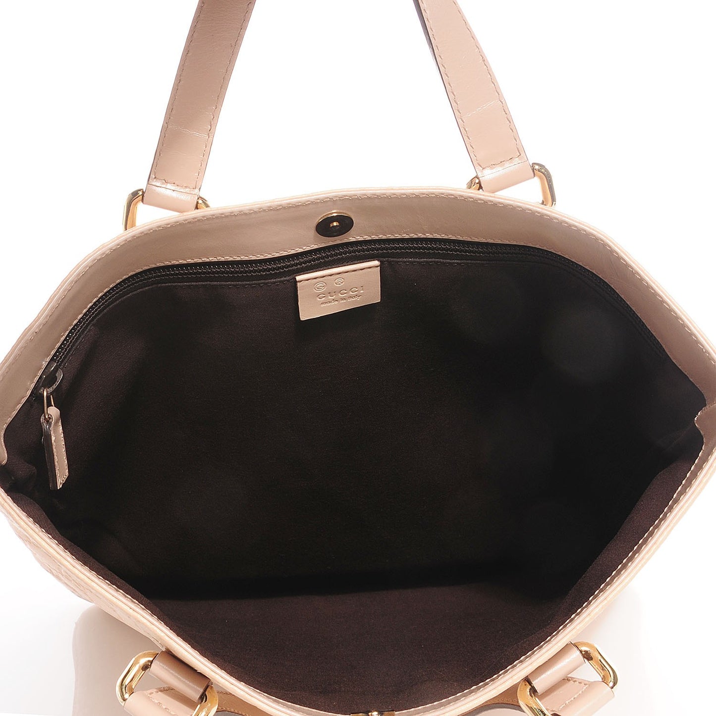 Guccissima Flat Vertical Tote Beige