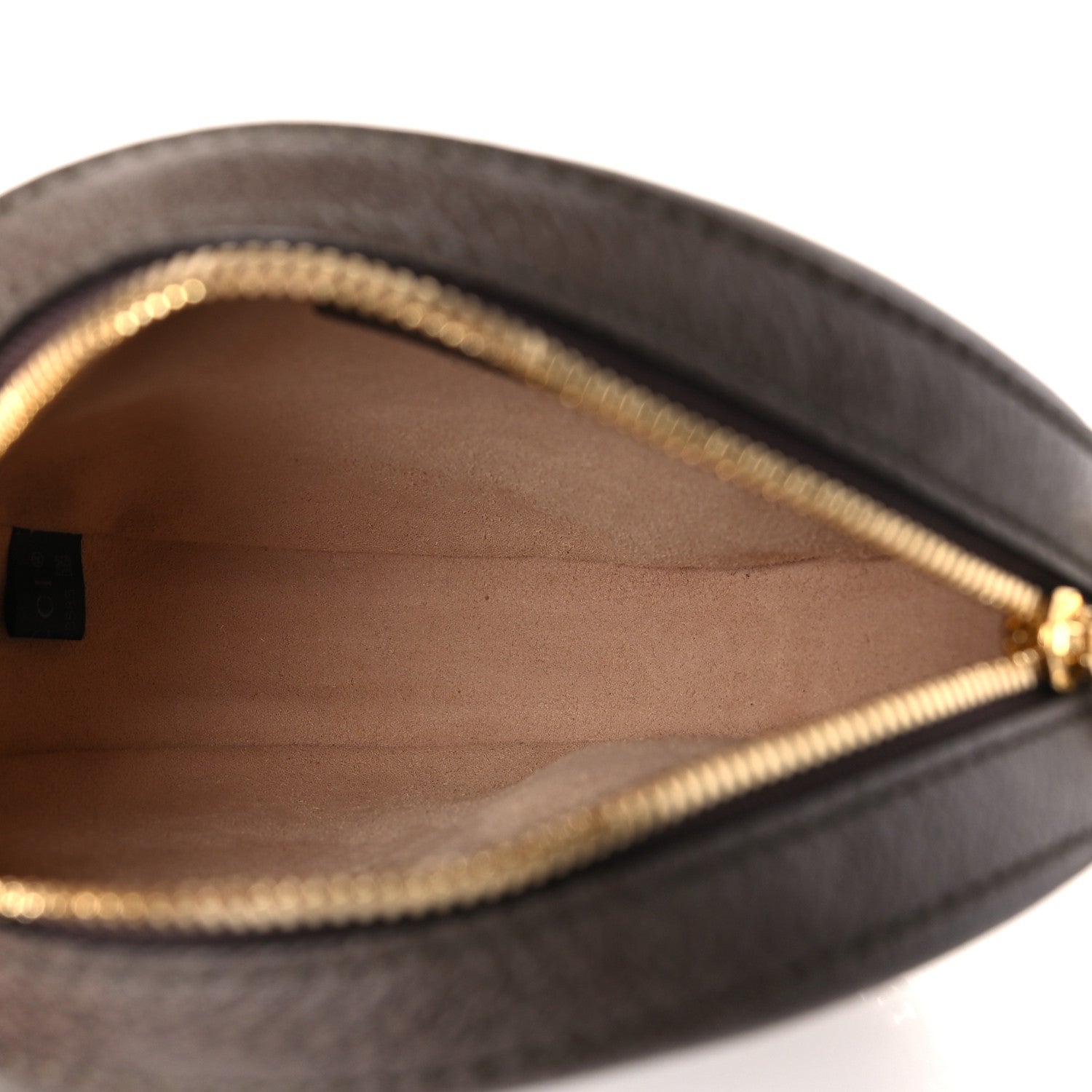 Gucci GG Supreme Monogram Web Mini Ophidia Round Shoulder Bag Brown 5 of 9