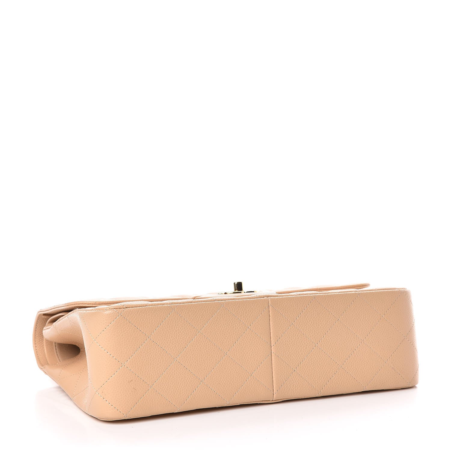 Chanel Caviar Quilted Jumbo Double Flap Beige Clair 4 of 11