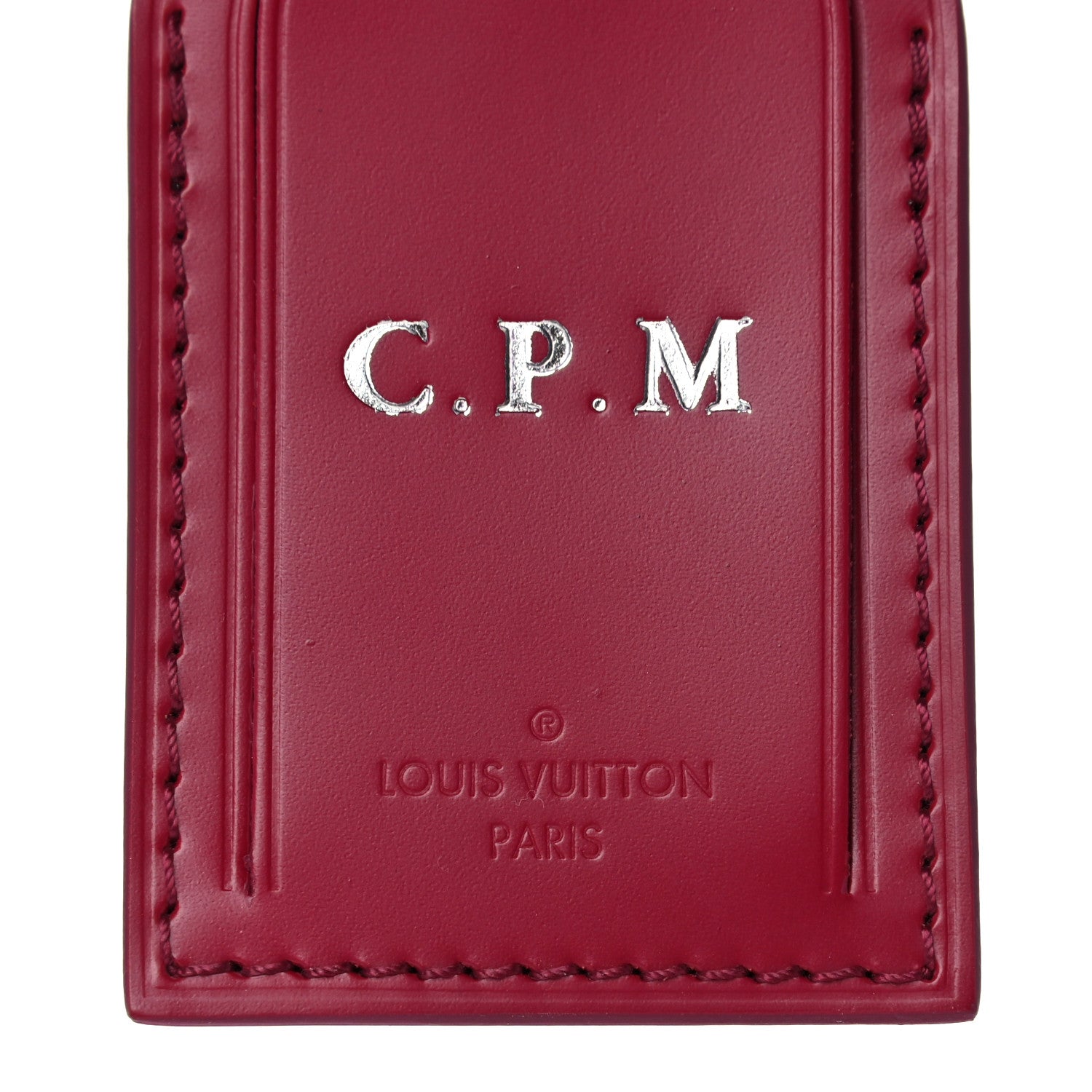 Louis Vuitton Calfskin Luggage Tag Fuschia 4 of 4