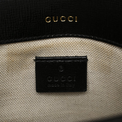 Gucci Azalea Calfskin Web Mini Horsebit 1955 Shoulder Bag Black 6 of 11