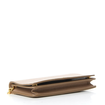 Prada Vitello Daino Chain Wallet Cammeo 4 of 7