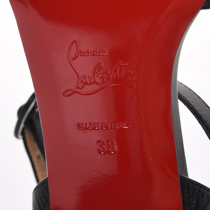 Christian Louboutin Kid Trezuma 85 Sandals 38 Black 6 of 7