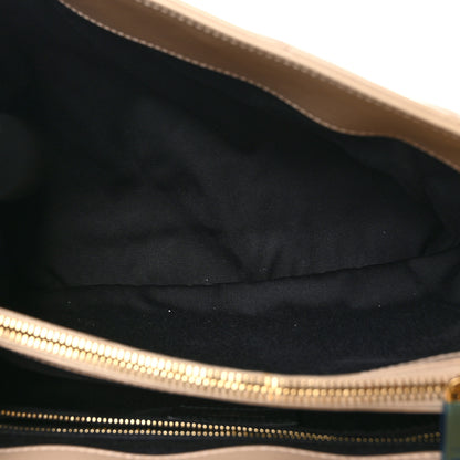 Saint Laurent Calfskin Y Quilted Monogram Medium Loulou Chain Satchel Nude Powder 5 of 11