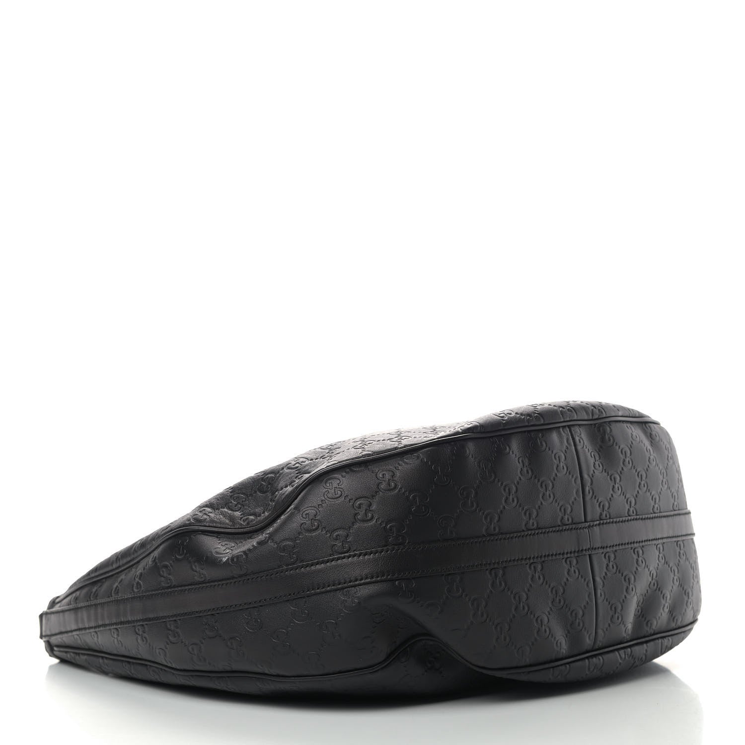 Gucci Guccissima Large GG Twins Hobo Black 3 of 12