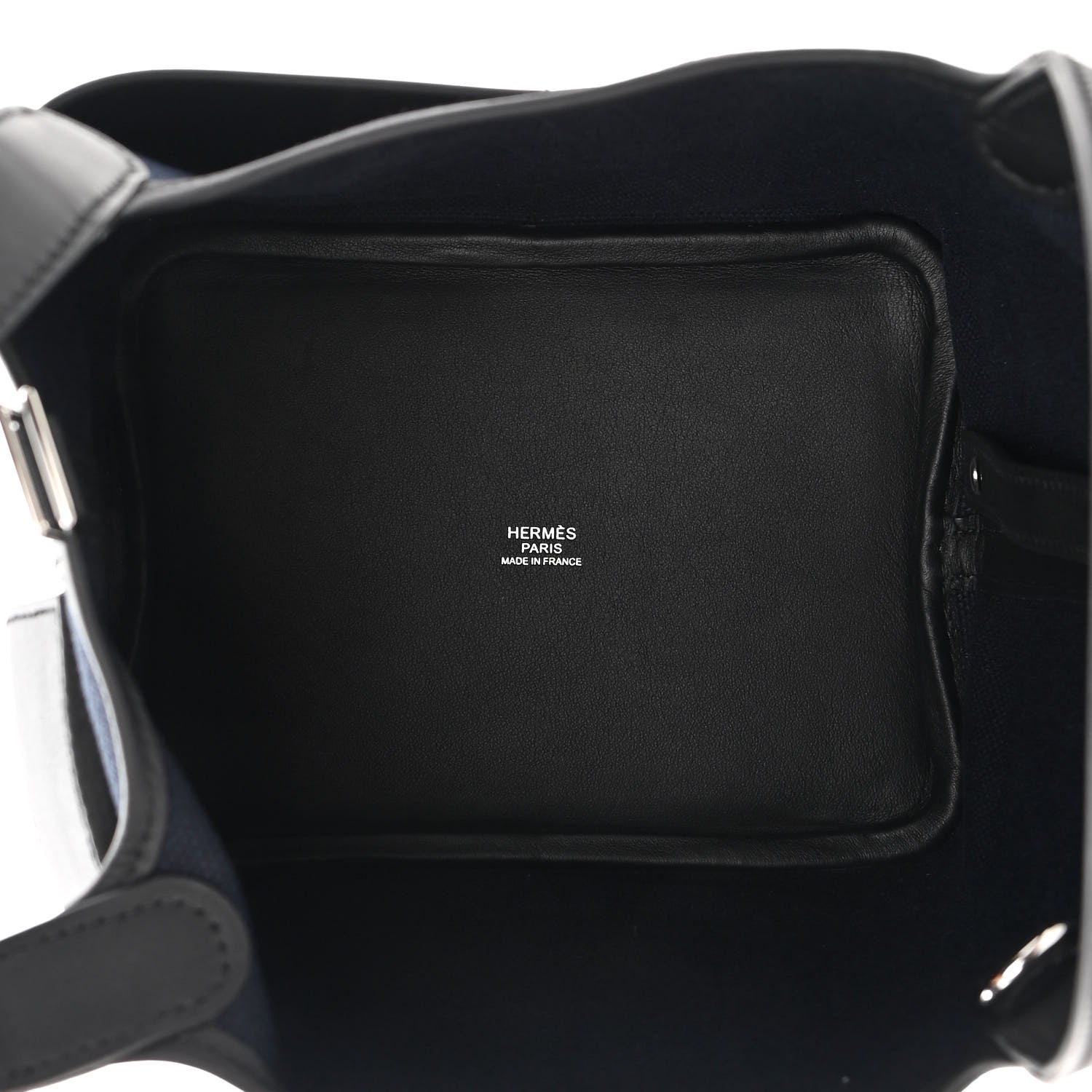 Hermes Toile Goeland Swift Cargo Picotin Lock 18 Bleu Marine 5 of 13