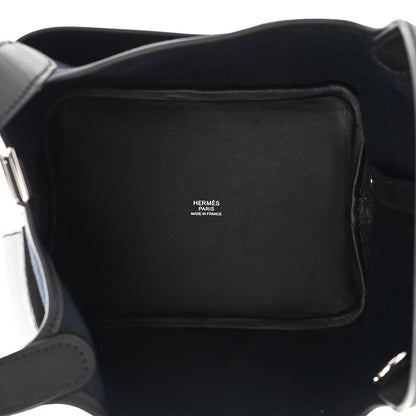 Hermes Toile Goeland Swift Cargo Picotin Lock 18 Bleu Marine 5 of 13