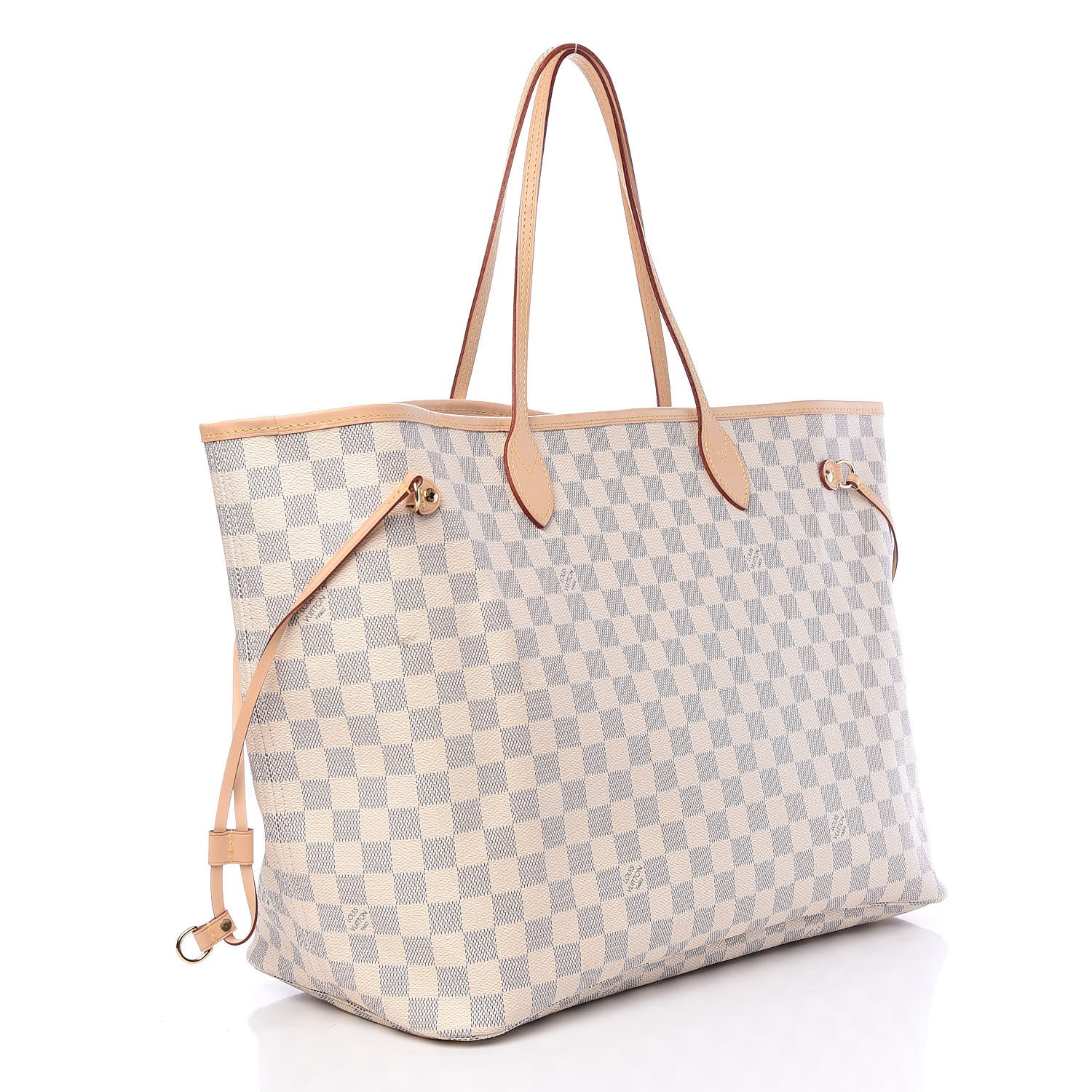 Louis Vuitton Damier Azur Neo Neverfull GM Rose Ballerine 4 of 16
