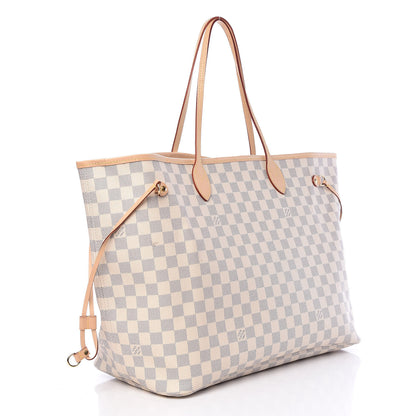 Louis Vuitton Damier Azur Neo Neverfull GM Rose Ballerine 4 of 16