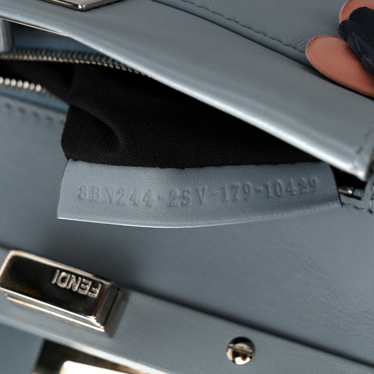 Nappa Flowerland Mini Peekaboo Iconic Satchel Light Blue