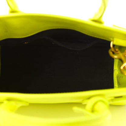 Saint Laurent Calfskin Nano Sac De Jour Neon Yellow 5 of 12