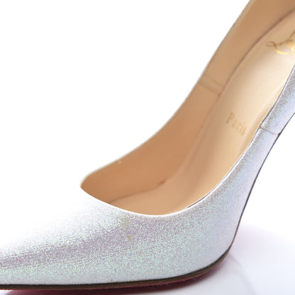 Christian Louboutin Glitter Mini Decollete 554 100 Pumps 36 Glacier 7 of 10