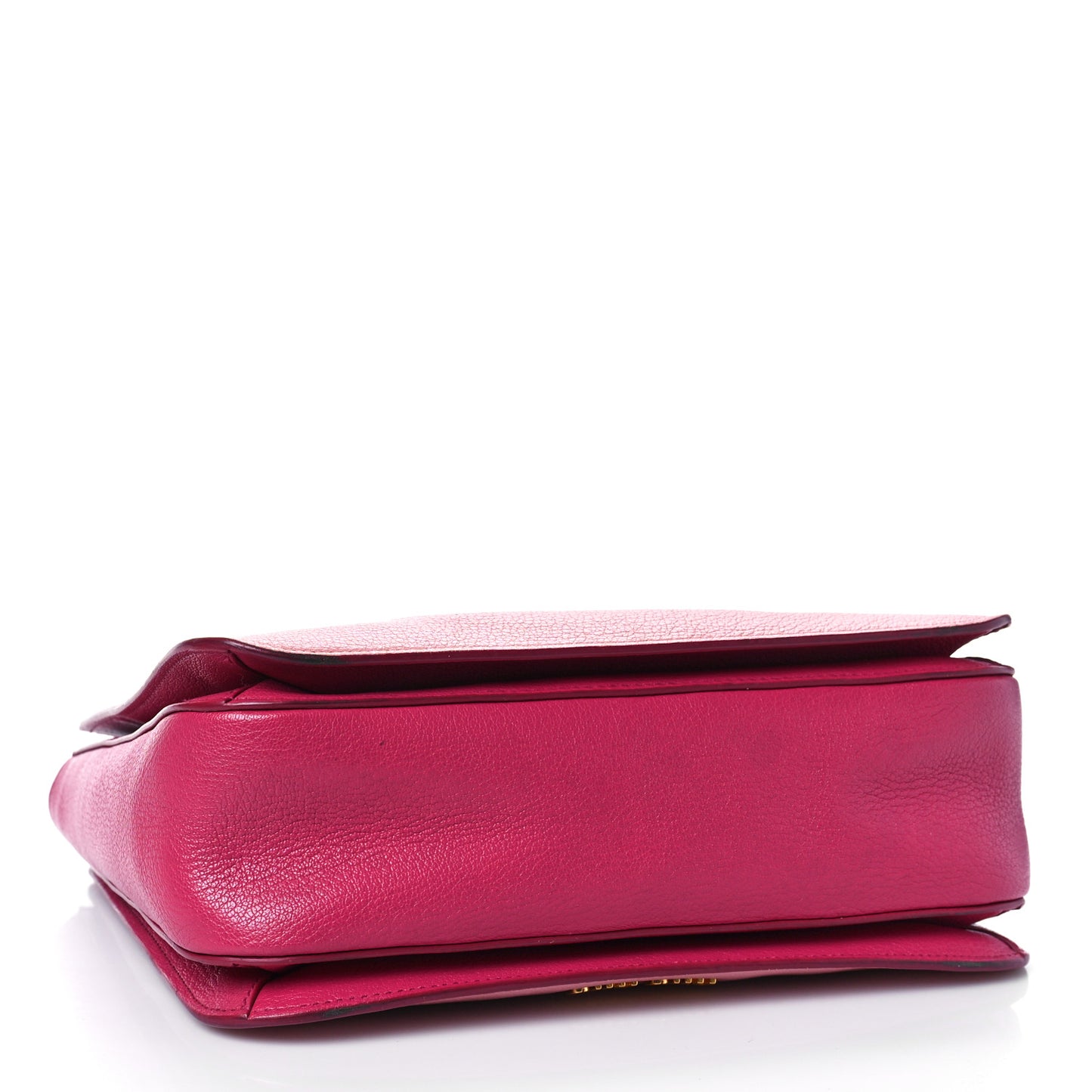 Goatskin Madras Bicolore Shopping Tote Rosa Peonia