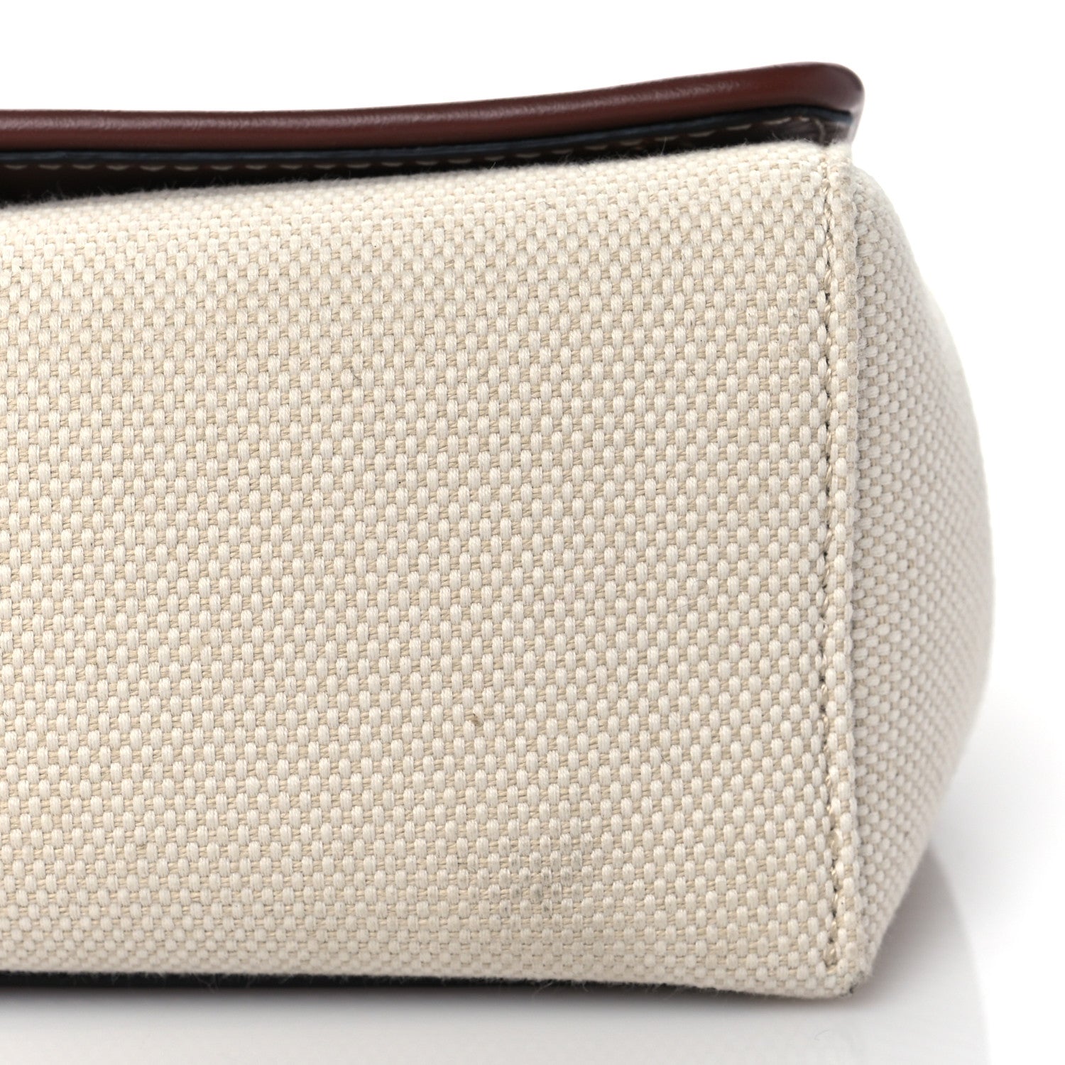 Burberry Calfskin Canvas Horseferry Print Hackberry Crossbody Bag Natural Tan 10 of 10