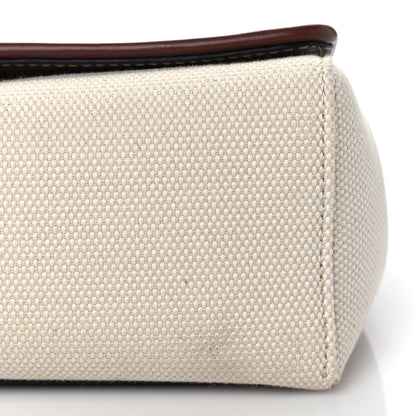 Burberry Calfskin Canvas Horseferry Print Hackberry Crossbody Bag Natural Tan 10 of 10