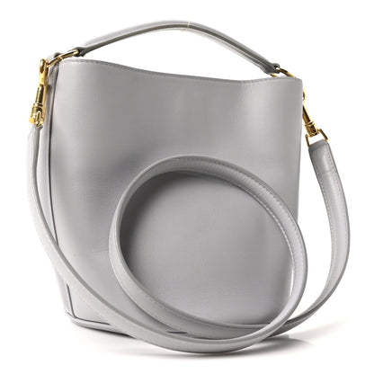 Celine Smooth Calfskin Bucket 16 Bag Light Grey 3 of 9