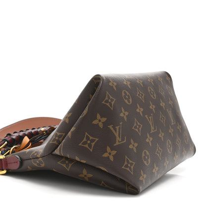 Louis Vuitton Monogram Beaubourg Hobo Mini Bordeaux Red Peach Safran Blue Jean Blue 8 of 9