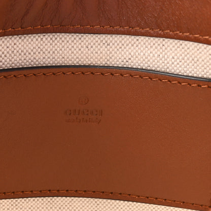 Gucci New Canvas Charisma Calfskin Crystal GG Monogram Mini Jackie 1961 Hobo Camel Ebony 6 of 9