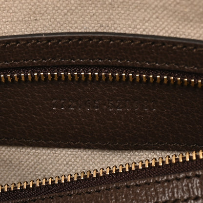 Gucci GG Supreme Monogram Web Medium Ophidia Top Handle Bag Beige Ebony 7 of 10