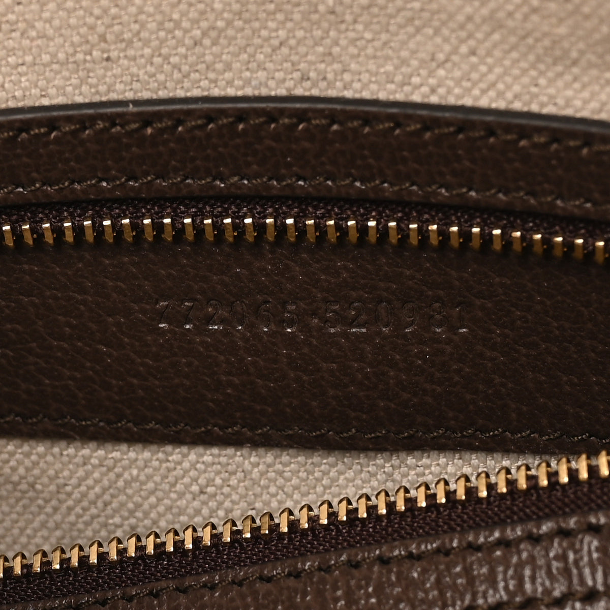GG Supreme Monogram Web Medium Ophidia Top Handle Bag Beige Ebony