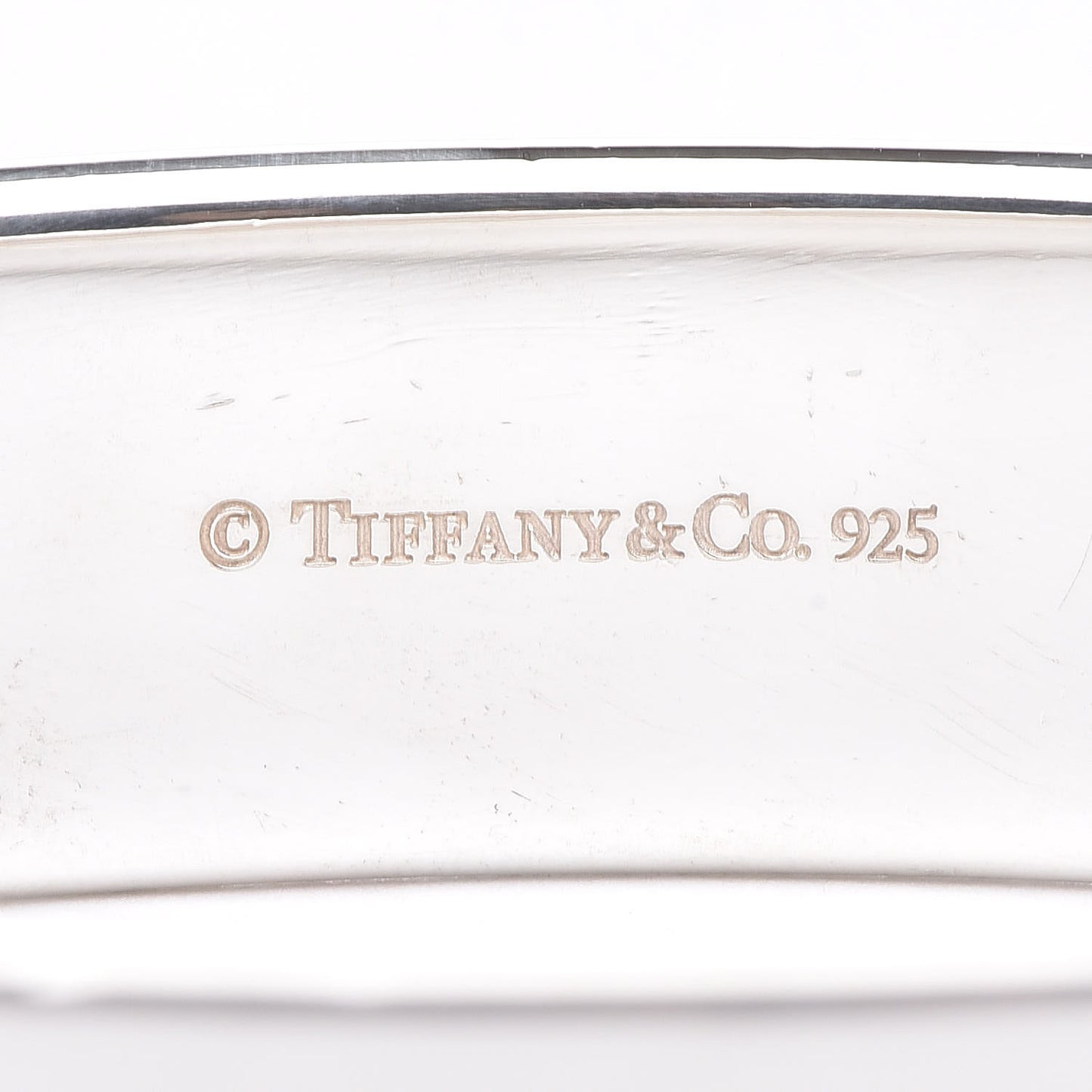 Sterling Silver 1837 Cushion Bangle Bracelet