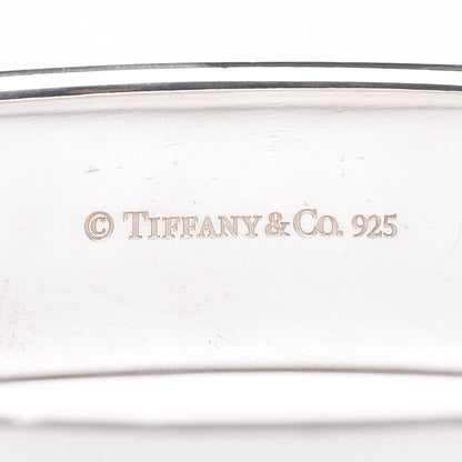 Tiffany Sterling Silver 1837 Cushion Bangle Bracelet 4 of 4