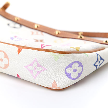 Louis Vuitton Monogram Multicolor Pochette Accessories White 9 of 15
