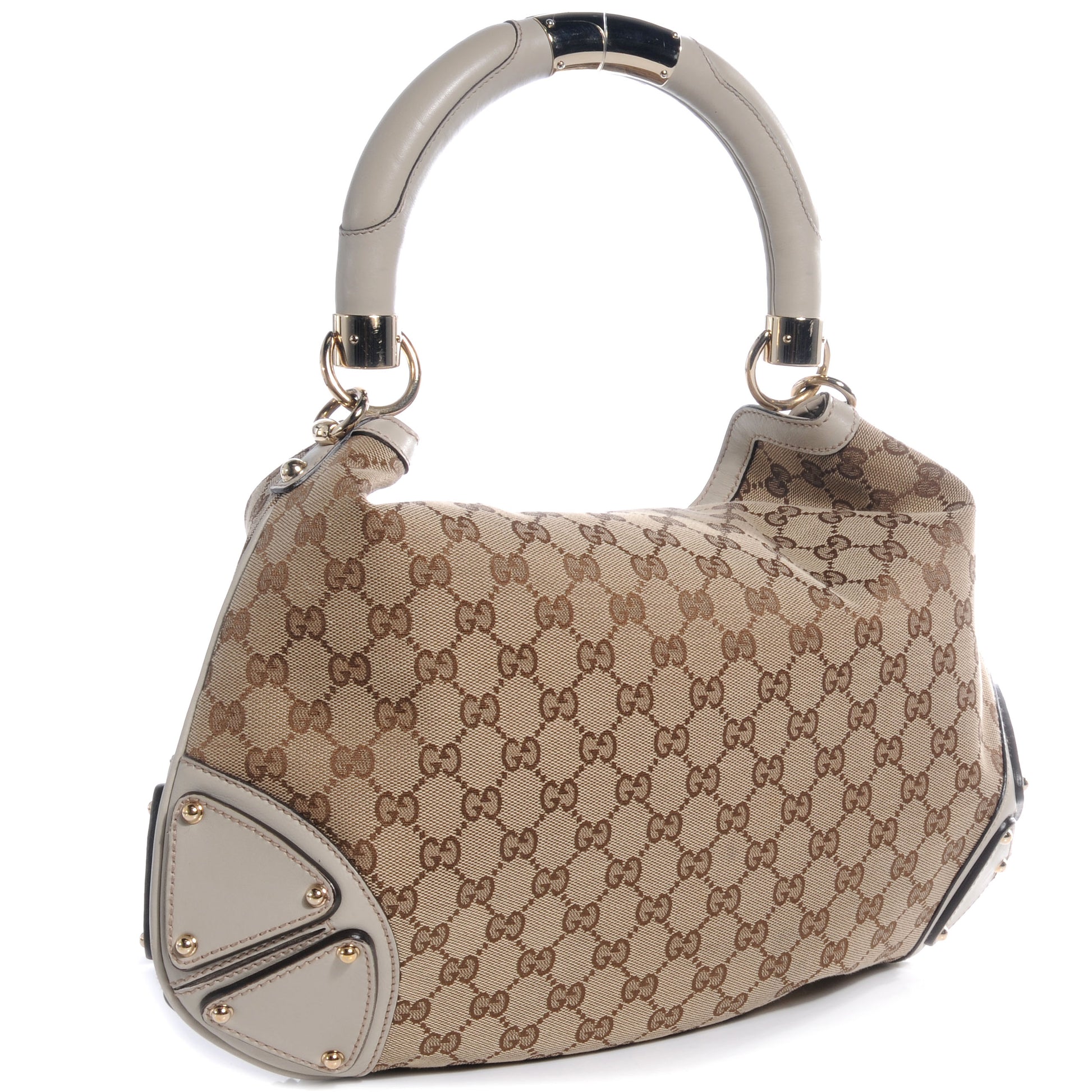 Gucci Monogram Medium Indy Top Handle Bag Off White 3 of 7