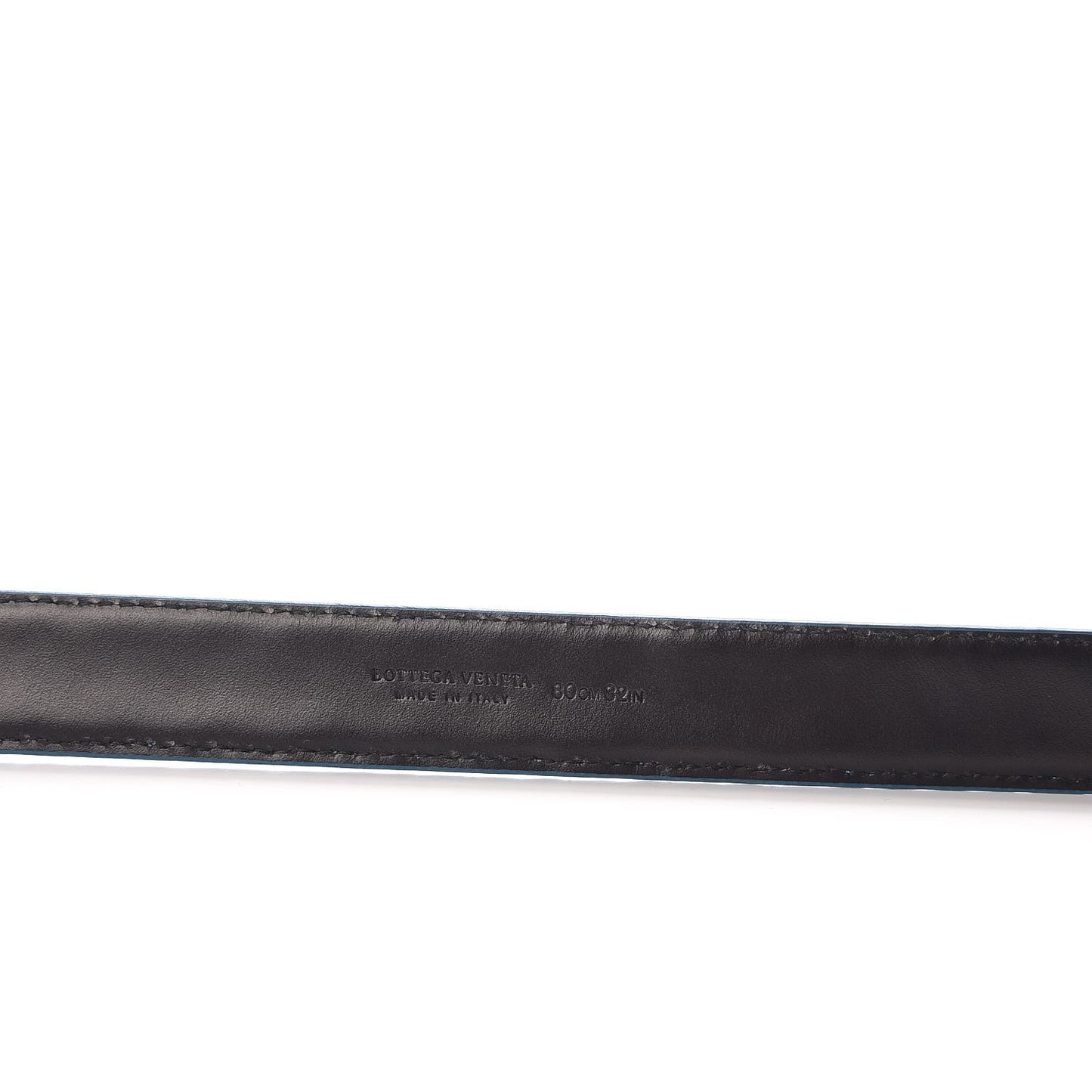 Nappa Intrecciato Belt 80 32 Blue