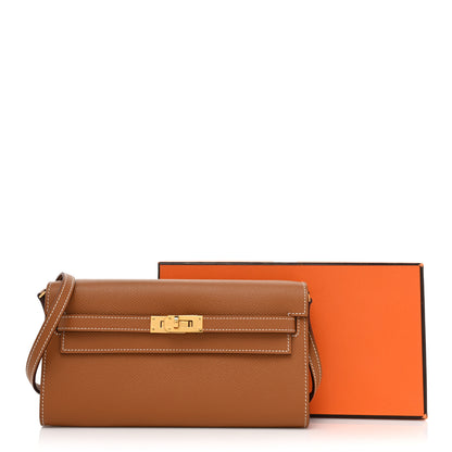 Hermes Epsom Kelly Wallet To Go Gold 10 of 10