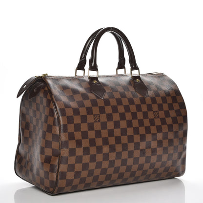 Louis Vuitton Damier Ebene Speedy 35 3 of 8