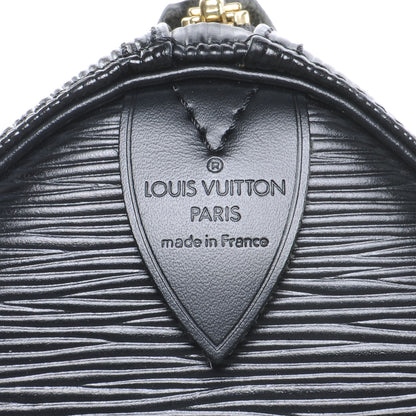 Louis Vuitton Epi Speedy 25 Black 5 of 7