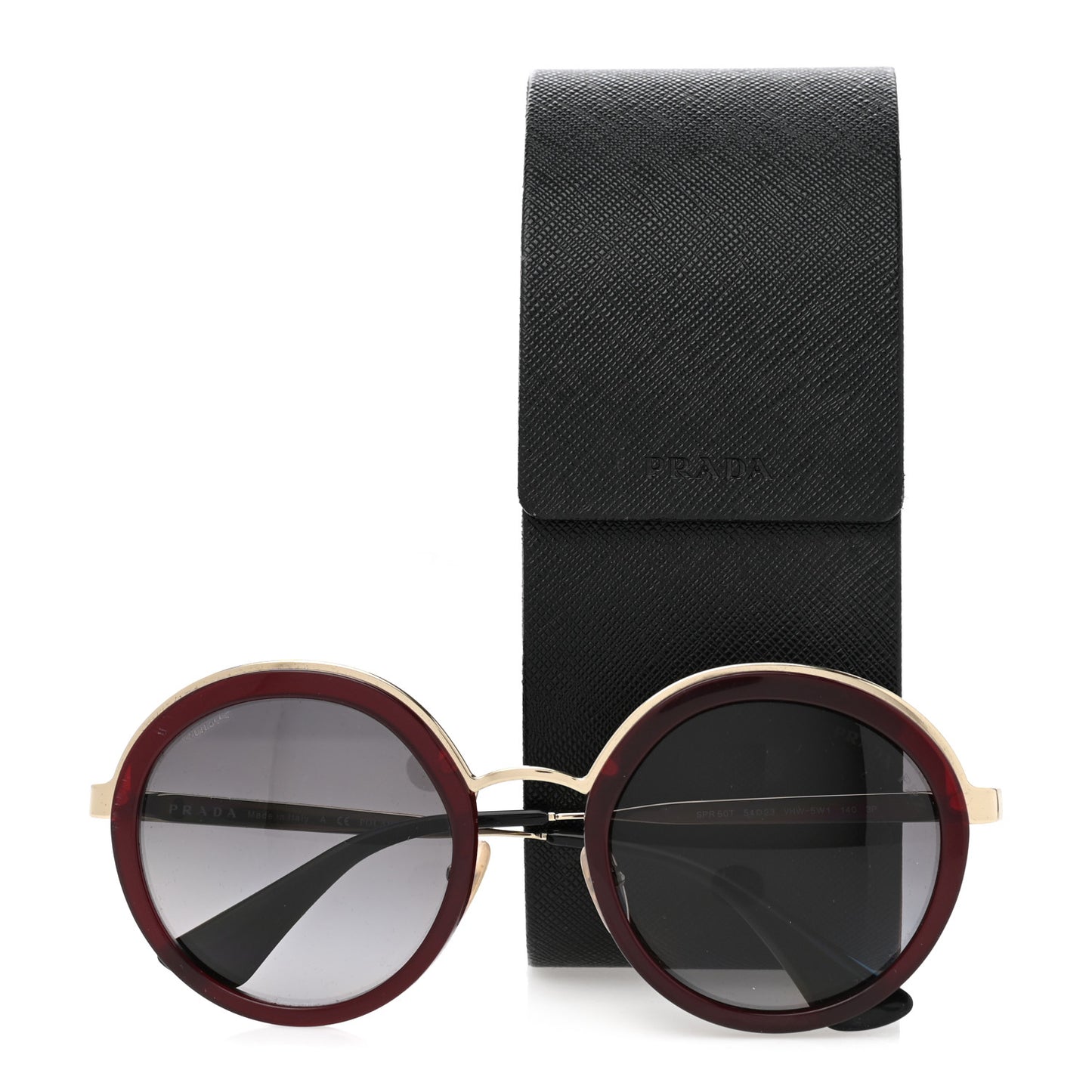 Round Frame Sunglasses SPR 50T Red