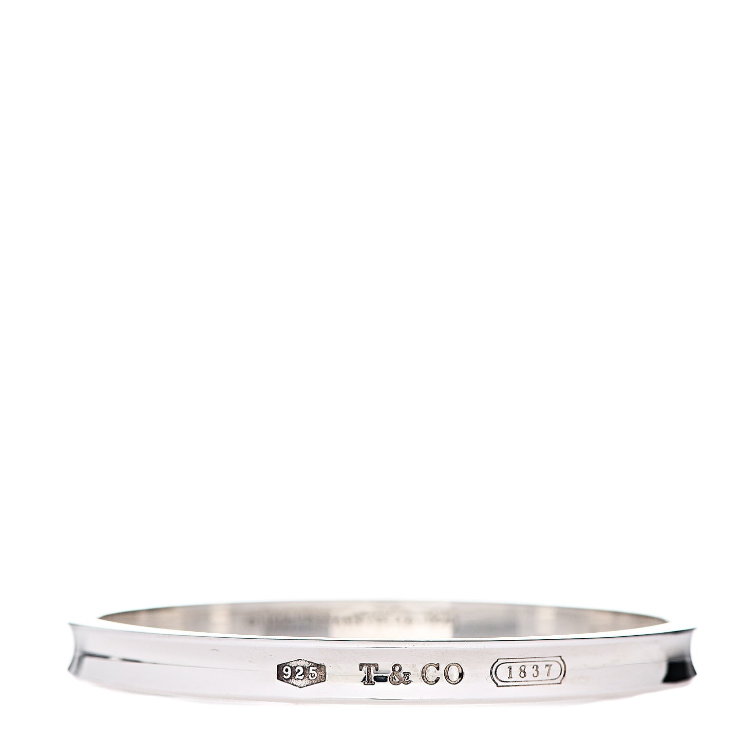Sterling Silver Narrow 1837 Bangle Bracelet