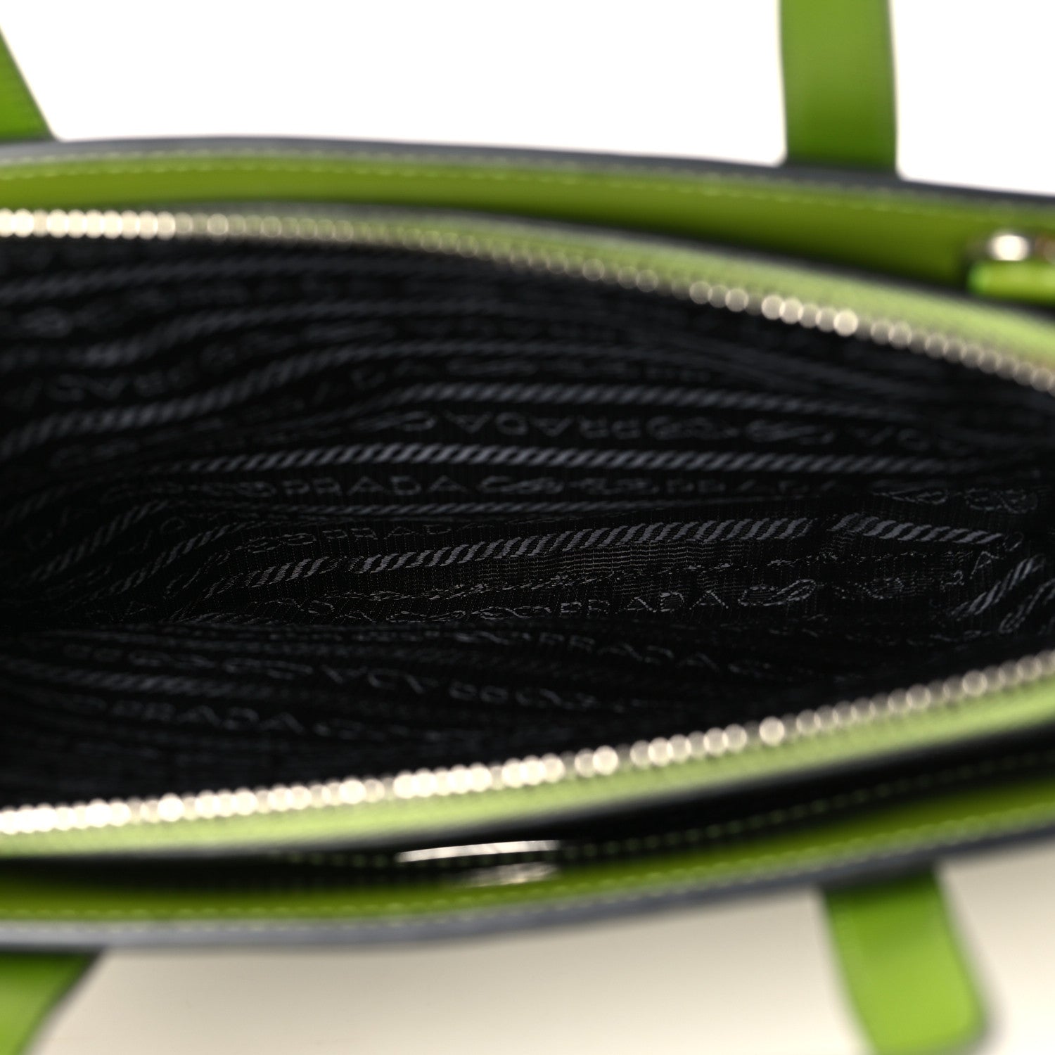 Prada Spazzolato Mini Re-Edition 1995 Double Handle Handbag Felce 5 of 8