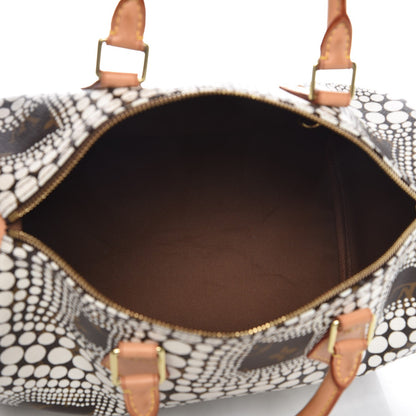 Louis Vuitton Monogram Kusama Town Speedy 30 White 5 of 19