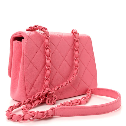 Chanel Caviar Quilted Mini Incognito Square Flap Pink 3 of 10