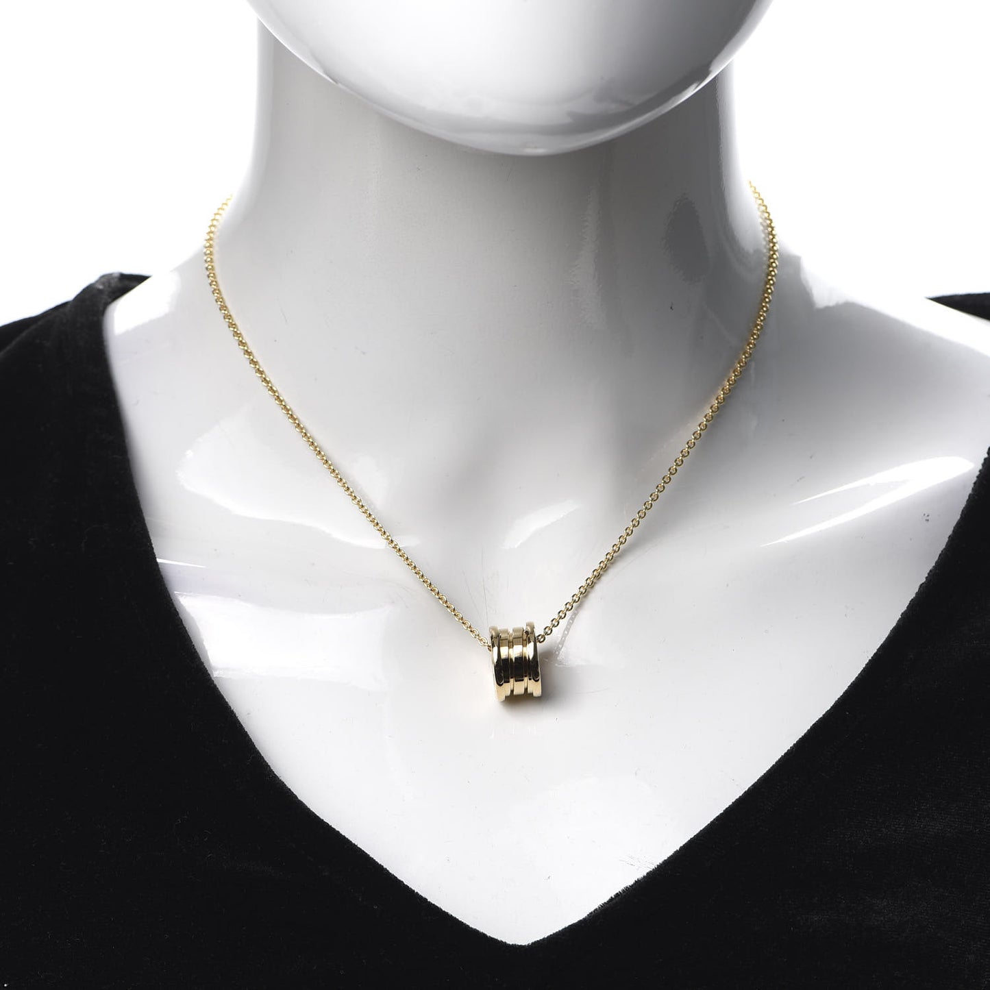 18K Yellow Gold B.Zero1 Pendant Necklace