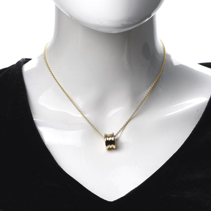 Bulgari 18K Yellow Gold B.Zero1 Pendant Necklace 2 of 8