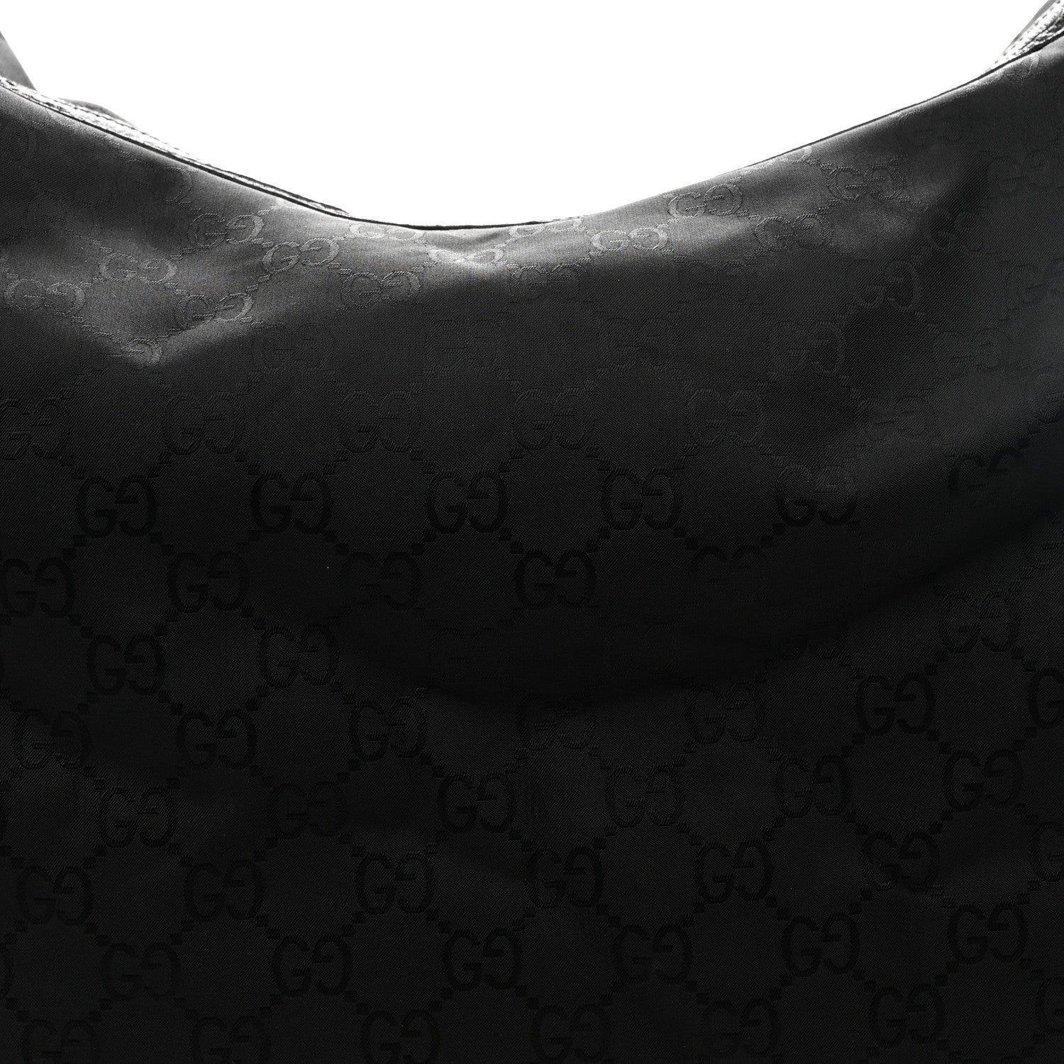 Gucci Nylon Monogram Extra Large Hobo Black 7 of 10