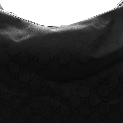 Gucci Nylon Monogram Extra Large Hobo Black 7 of 10